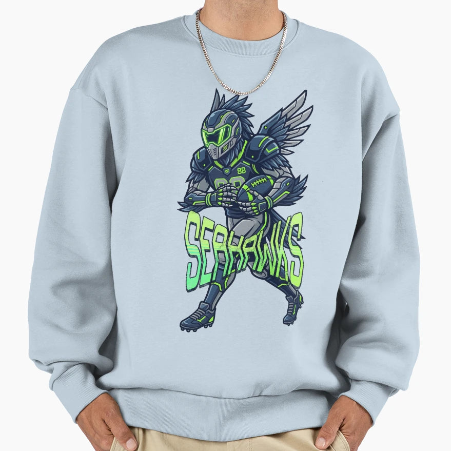 Dark Side Seahawks Sweatshirt - Trendy Graphic for Adults - T-Shirt, Sweatshirt, Hoodie