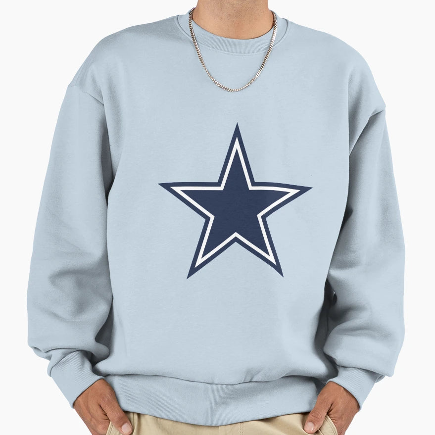 Star Dallas Cowboy Sweatshirt - Casual Everyday Wear for Adults - T-Shirt, Sweatshirt, Hoodie