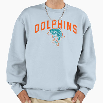 Dolphins Sweatshirt - Graphic Print Unisex - T-Shirt, Sweatshirt, Hoodie