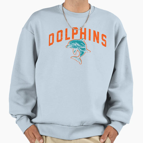 Dolphins Sweatshirt - Graphic Print Unisex - T-Shirt, Sweatshirt, Hoodie