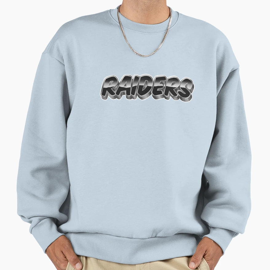 Raiders Sweatshirt - Custom Art Print Men Women - T-Shirt, Sweatshirt, Hoodie