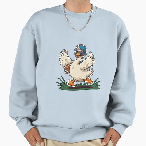 Goose Playing American Football Sweatshirt - Streetwear Style Unisex - T-Shirt, Sweatshirt, Hoodie