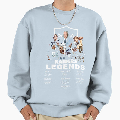 Rip John Madden Raider Football Sweatshirt - Novelty Apparel for Adults - T-Shirt, Sweatshirt, Hoodie