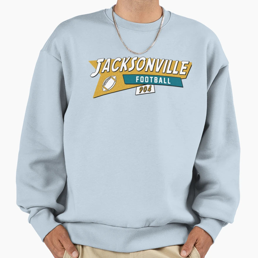 Jacksonville 90S Football Sweatshirt - Aesthetic Graphic Unisex - T-Shirt, Sweatshirt, Hoodie