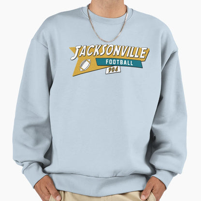 Jacksonville 90S Football Sweatshirt - Aesthetic Graphic Unisex - T-Shirt, Sweatshirt, Hoodie