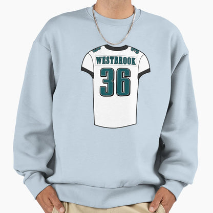 Brian Westbrook Away Jersey Sweatshirt - Streetwear Style Men Women - T-Shirt, Sweatshirt, Hoodie