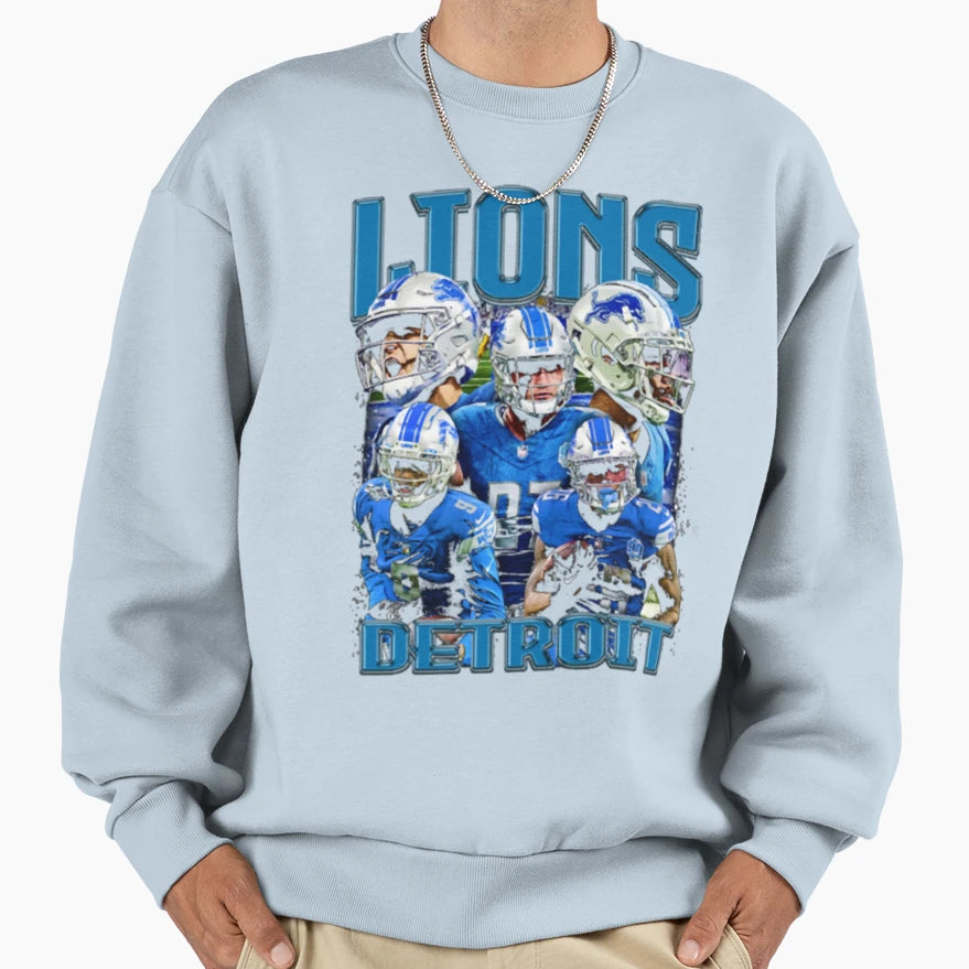 Football Detroit Lions Sweatshirt - Trendy Graphic Unisex - T-Shirt, Sweatshirt, Hoodie