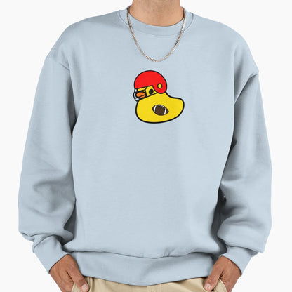 Touchdown Football Rubber Duck Sweatshirt - Unique Graphic Men Women - T-Shirt, Sweatshirt, Hoodie