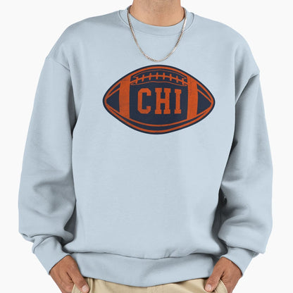 Chicago Throwback Football Sweatshirt - Unique Graphic Men Women - T-Shirt, Sweatshirt, Hoodie