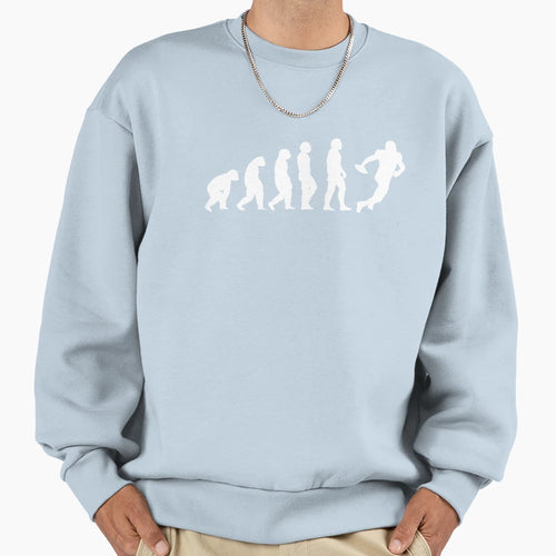 Evolution To American Football Sweatshirt - Custom Art Print Men Women - T-Shirt, Sweatshirt, Hoodie