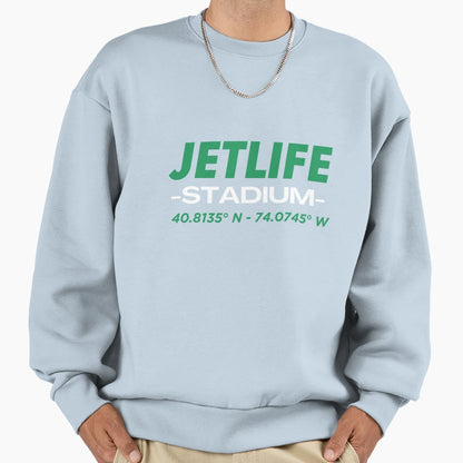 Jetlife Stadium Sweatshirt - Novelty Apparel for Adults - T-Shirt, Sweatshirt, Hoodie