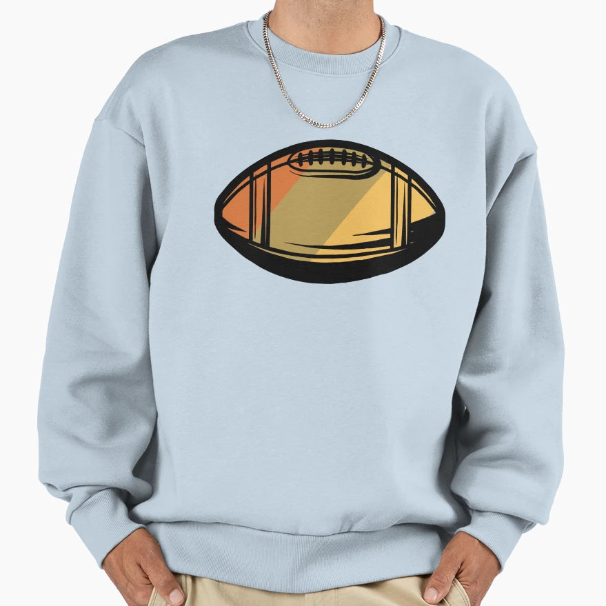 Football Sweatshirt - Minimalist Print Unisex - T-Shirt, Sweatshirt, Hoodie