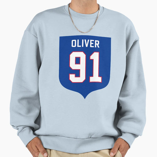Ed Oliver 91 Emblem Sweatshirt - Minimalist Print Men Women - T-Shirt, Sweatshirt, Hoodie