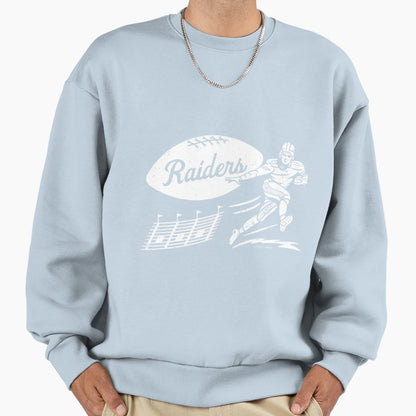 Football Oakland Raiders White T-Shirt - Custom Art Print Men Women - T-Shirt, Sweatshirt, Hoodie