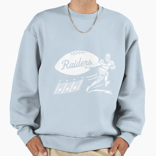 Football Oakland Raiders White T-Shirt - Custom Art Print Men Women - T-Shirt, Sweatshirt, Hoodie