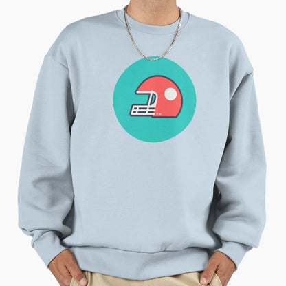 American Football Helmet Sweatshirt - Unique Graphic Unisex - T-Shirt, Sweatshirt, Hoodie