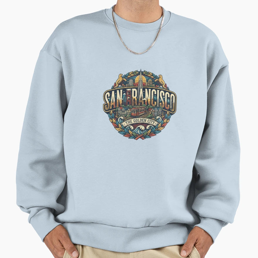 San Francisco Sweatshirt - Aesthetic Graphic Unisex - T-Shirt, Sweatshirt, Hoodie