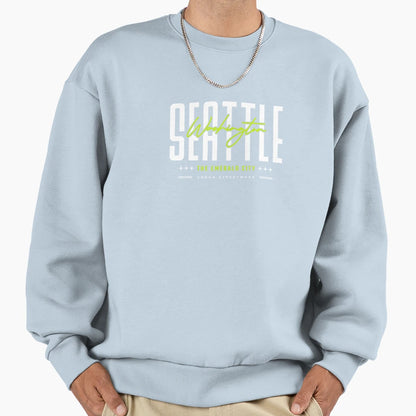 Seattle Sweatshirt - Aesthetic Graphic Men Women - T-Shirt, Sweatshirt, Hoodie