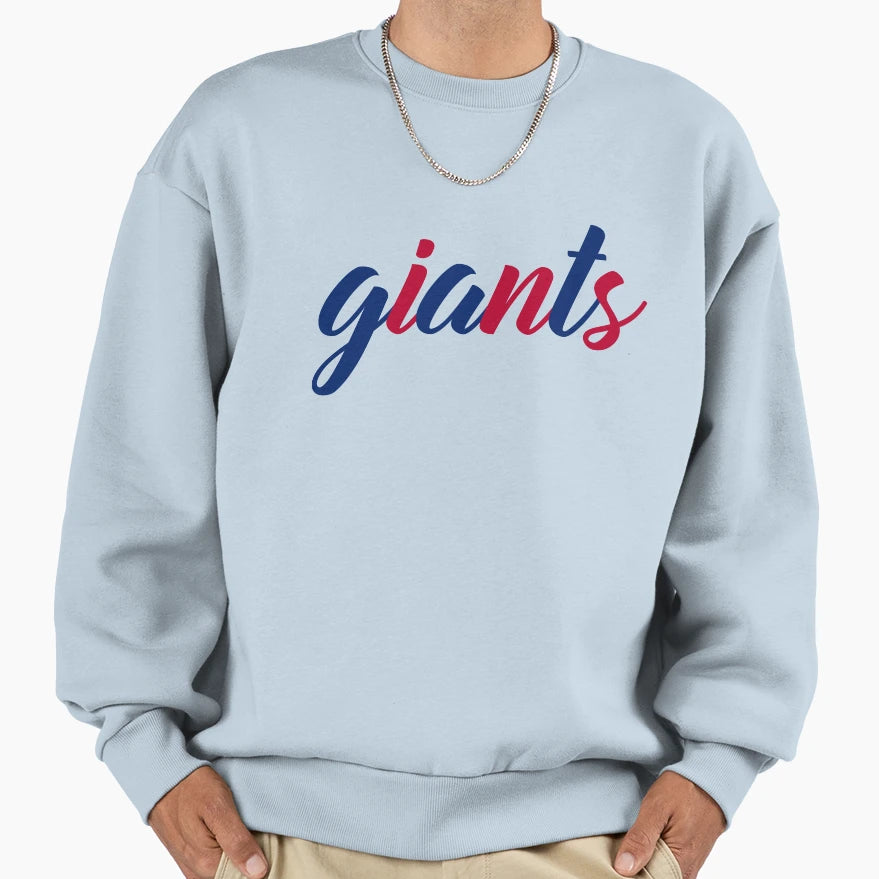 Ny Giants Sweatshirt - Minimalist Print for Adults - T-Shirt, Sweatshirt, Hoodie