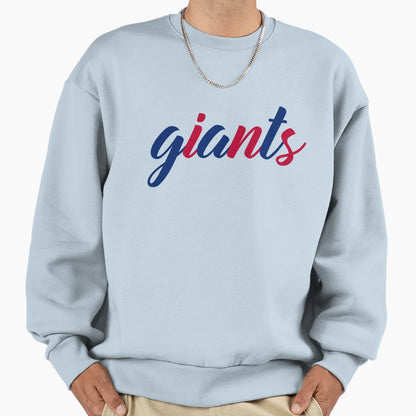 Ny Giants Sweatshirt - Minimalist Print for Adults - T-Shirt, Sweatshirt, Hoodie