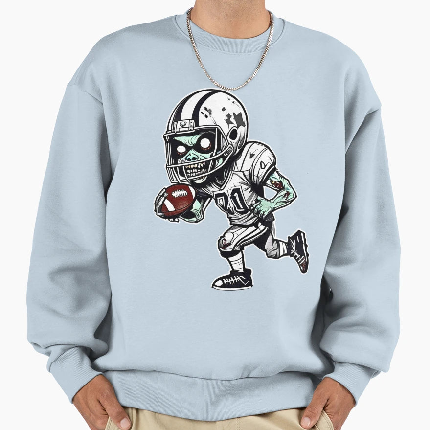 Zom B Touchdown Zombie Sweatshirt - Casual Everyday Wear Men Women - T-Shirt, Sweatshirt, Hoodie