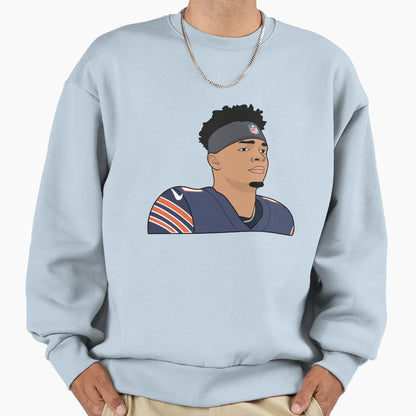 Justin Fields Sweatshirt - Unique Graphic Men Women - T-Shirt, Sweatshirt, Hoodie