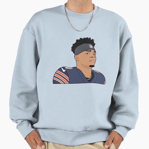 Justin Fields Sweatshirt - Unique Graphic Men Women - T-Shirt, Sweatshirt, Hoodie