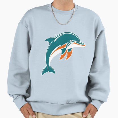 Dolphin Sweatshirt - Novelty Apparel Unisex - T-Shirt, Sweatshirt, Hoodie