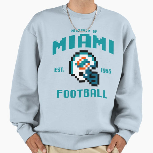 Property Miami Dolphins Sweatshirt - Casual Everyday Wear Men Women - T-Shirt, Sweatshirt, Hoodie