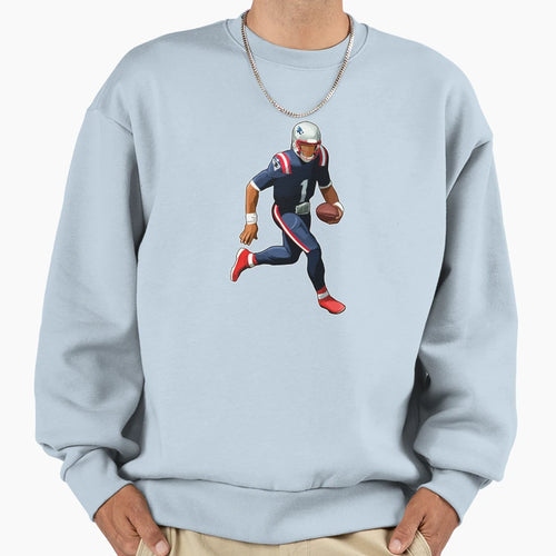 Camnewton Runs Ball Sweatshirt - Graphic Print Unisex - T-Shirt, Sweatshirt, Hoodie