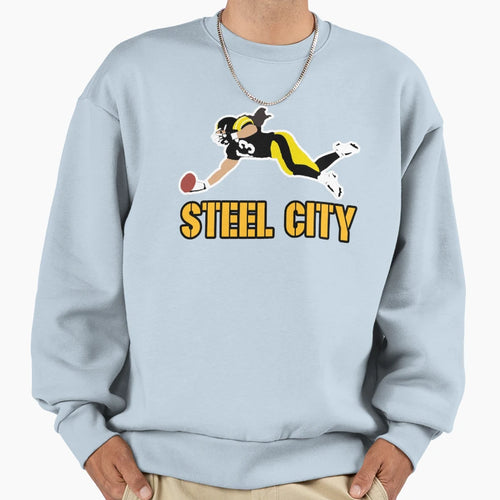 Steel City Pittsburgh Sweatshirt - Aesthetic Graphic Unisex - T-Shirt, Sweatshirt, Hoodie