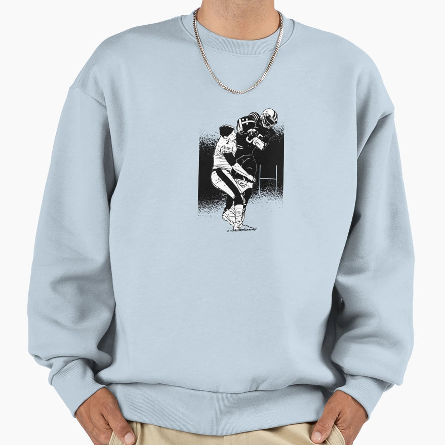 Football Player Sweatshirt - Streetwear Style Men Women - T-Shirt, Sweatshirt, Hoodie