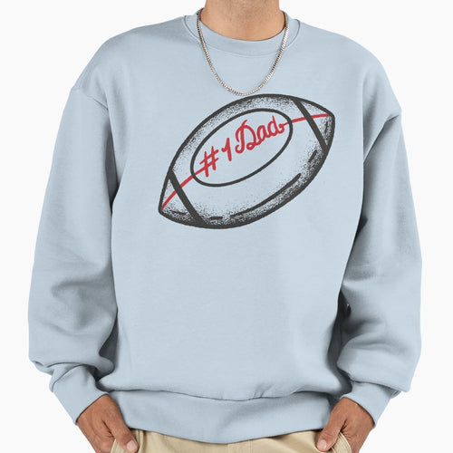 Gridiron Dad American Football Sweatshirt - Casual Everyday Wear Men Women - T-Shirt, Sweatshirt, Hoodie