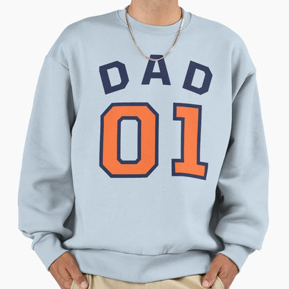 1 Dad Number One Fathers Day T-Shirt - Aesthetic Graphic for Adults - T-Shirt, Sweatshirt, Hoodie