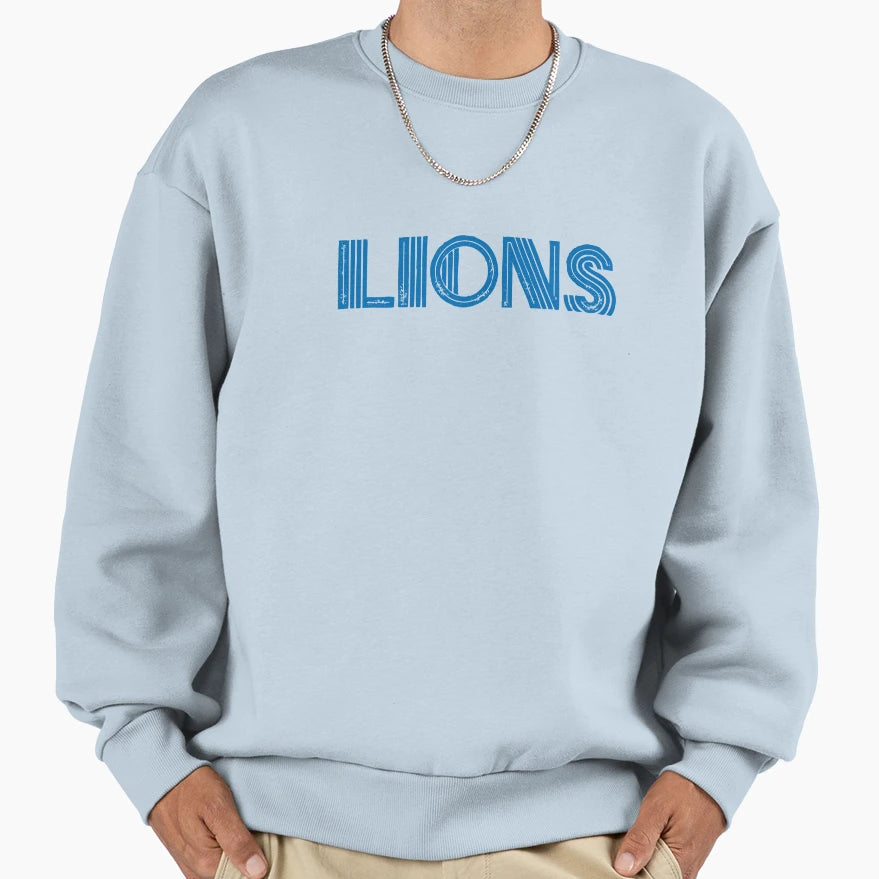 Detroit Lions Sweatshirt - Novelty Apparel Unisex - T-Shirt, Sweatshirt, Hoodie