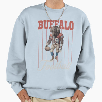 Buffalo Football 2D Sweatshirt - Graphic Print Men Women - T-Shirt, Sweatshirt, Hoodie
