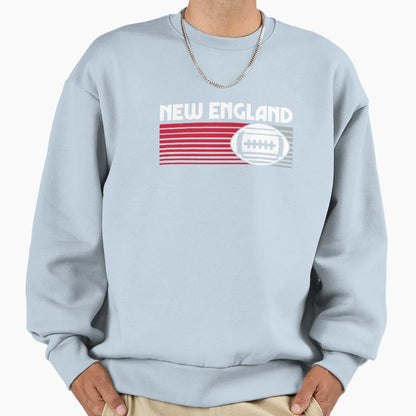 New England Football Game Day Sweatshirt - Custom Art Print for Adults - T-Shirt, Sweatshirt, Hoodie