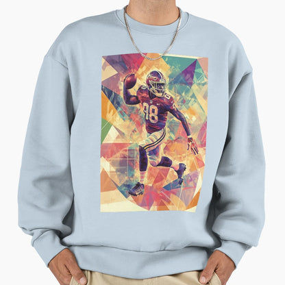 Quaterback Throwing Pass Sweatshirt - Casual Everyday Wear Men Women - T-Shirt, Sweatshirt, Hoodie