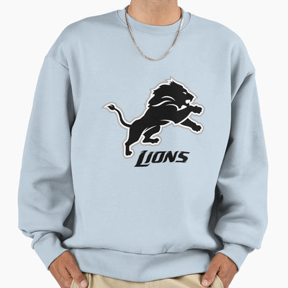 Lion Sports Sweatshirt - Minimalist Print Men Women - T-Shirt, Sweatshirt, Hoodie