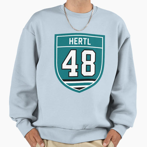 Hertl 48 Emblem Sweatshirt - Novelty Apparel Unisex - T-Shirt, Sweatshirt, Hoodie