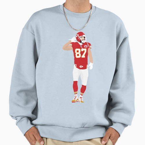 TK Football Illustration Sweatshirt - Minimalist Print Men Women - T-Shirt, Sweatshirt, Hoodie