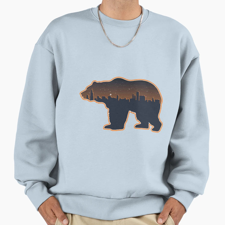 Chicago Bears Chicago Illinois Sweatshirt - Streetwear Style for Adults - T-Shirt, Sweatshirt, Hoodie
