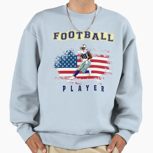 American People Love Football Sweatshirt - Graphic Print Men Women - T-Shirt, Sweatshirt, Hoodie
