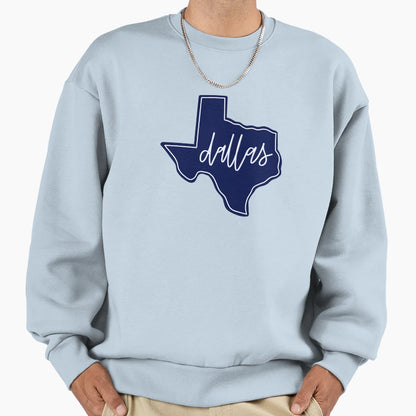 Dallas Texas Sweatshirt - Novelty Apparel for Adults - T-Shirt, Sweatshirt, Hoodie
