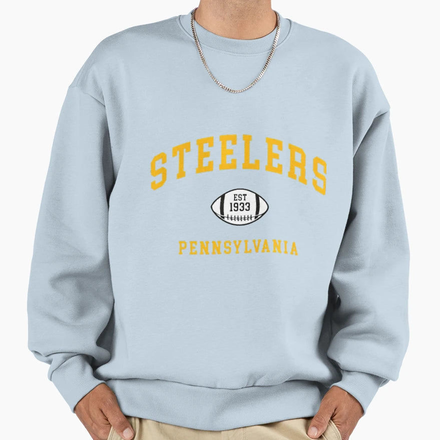 Art Pittsburgh Steelers Sweatshirt - Minimalist Print Men Women - T-Shirt, Sweatshirt, Hoodie