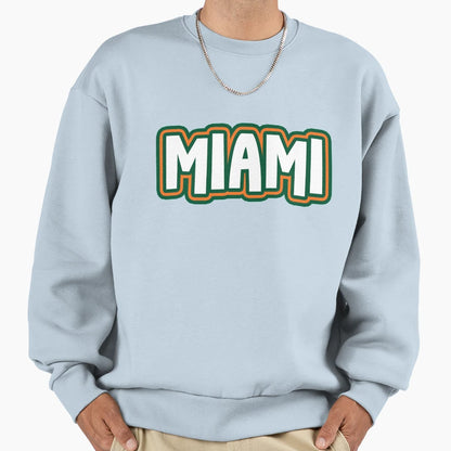 University Miami Sweatshirt - Fun Novelty Design for Adults - T-Shirt, Sweatshirt, Hoodie
