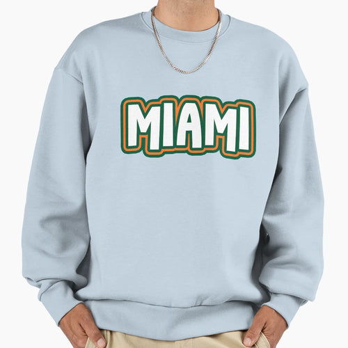 University Miami Sweatshirt - Fun Novelty Design for Adults - T-Shirt, Sweatshirt, Hoodie