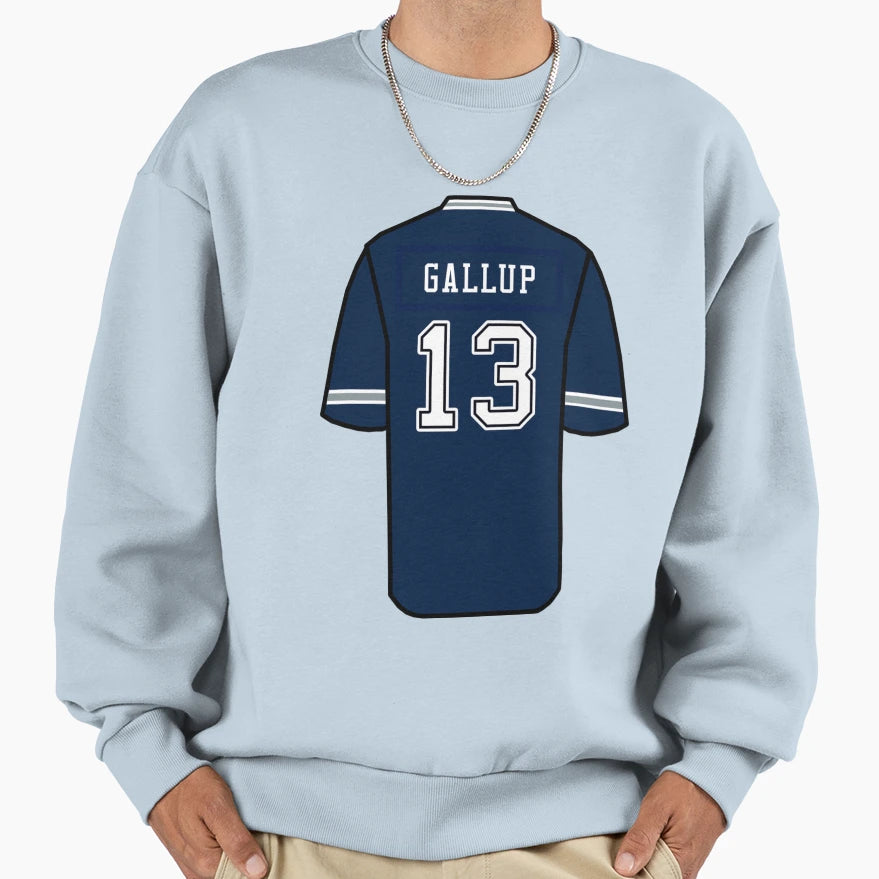 Michael Gallup Jersey Sweatshirt - Novelty Apparel Men Women - T-Shirt, Sweatshirt, Hoodie