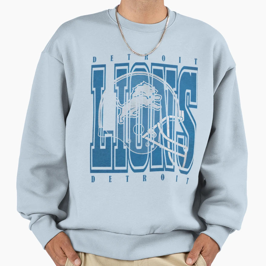 Football Detroit Lions Sweatshirt - Aesthetic Graphic for Adults - T-Shirt, Sweatshirt, Hoodie