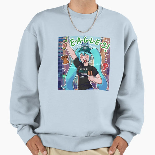 Philadelphia Miku Sweatshirt - Graphic Print Men Women - T-Shirt, Sweatshirt, Hoodie